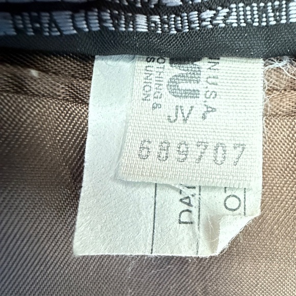 Vintage Burberry’s Men’s Wool Sport Coat Jacket 40R–42R Brown Houndstooth Check - Picture 10 of 15